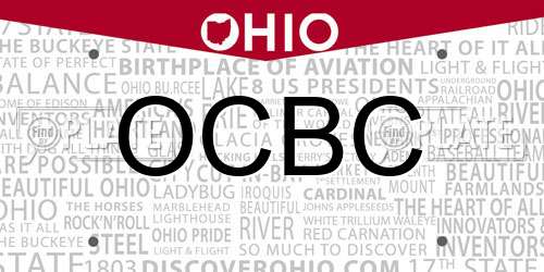 OCBC Ohio License Plate