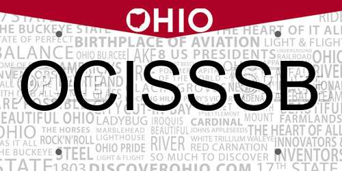 OCISSSB Ohio License Plate