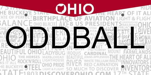 ODDBALL Ohio License Plate
