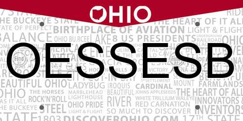 OESSESB Ohio License Plate
