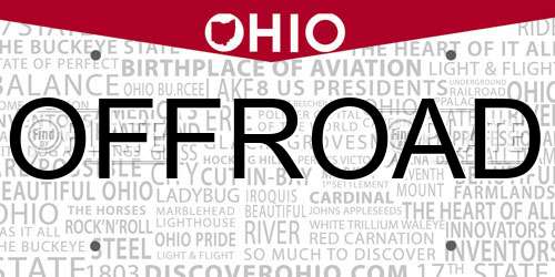 OFFROAD Ohio License Plate