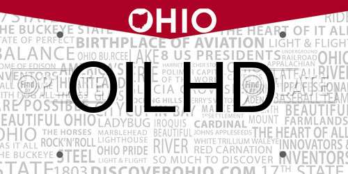 OILHD Ohio License Plate