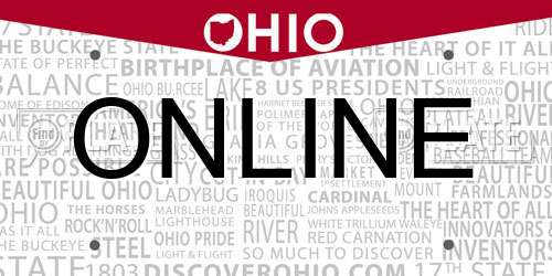 ONLINE Ohio License Plate