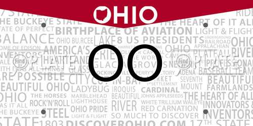 OO Ohio License Plate