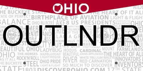 OUTLNDR Ohio License Plate