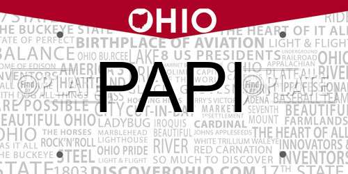 PAPI Ohio License Plate