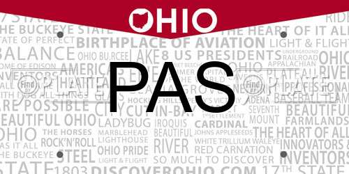 PAS Ohio License Plate