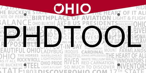 PHDTOOL Ohio License Plate