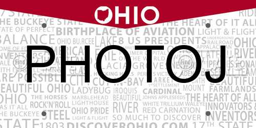 PHOTOJ Ohio License Plate