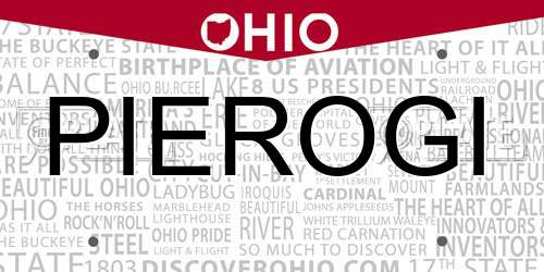 PIEROGI Ohio License Plate