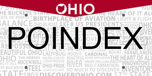 POINDEX Ohio License Plate