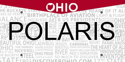POLARIS Ohio License Plate