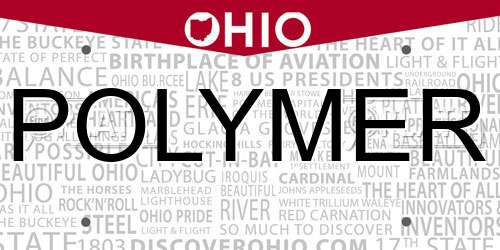 POLYMER Ohio License Plate