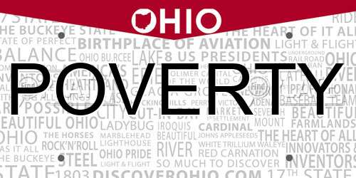 POVERTY Ohio License Plate