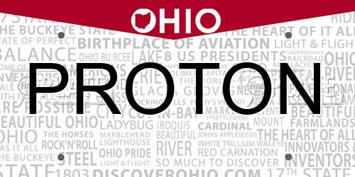 PROTON Ohio License Plate