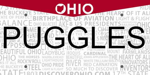 PUGGLES Ohio License Plate