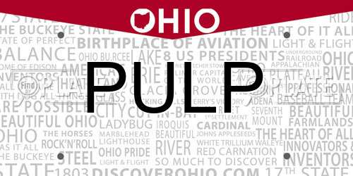 PULP Ohio License Plate