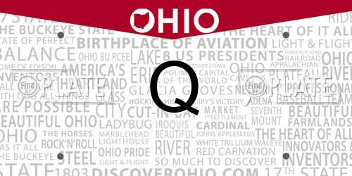 Q Ohio License Plate