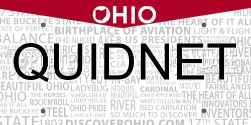 QUIDNET Ohio License Plate