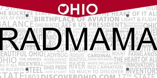 RADMAMA Ohio License Plate