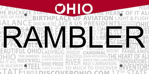 RAMBLER Ohio License Plate