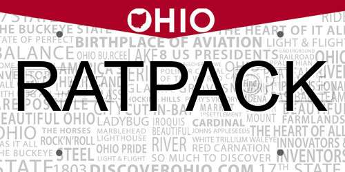 RATPACK Ohio License Plate