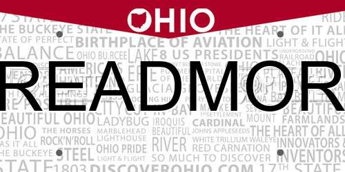 READMOR Ohio License Plate