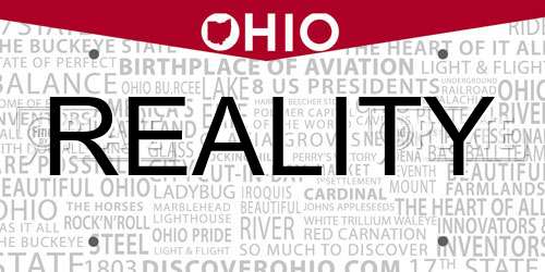 REALITY Ohio License Plate