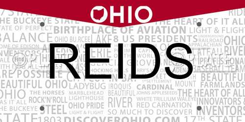 REIDS Ohio License Plate
