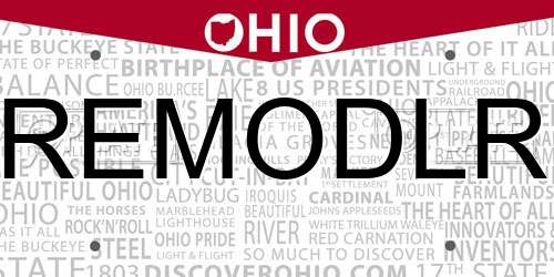 REMODLR Ohio License Plate
