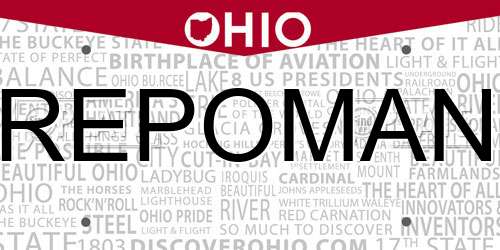 REPOMAN Ohio License Plate