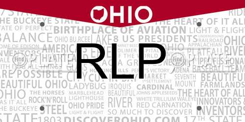 RLP Ohio License Plate