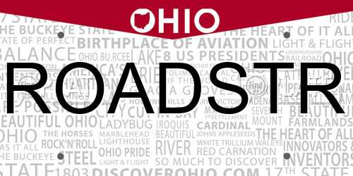 ROADSTR Ohio License Plate