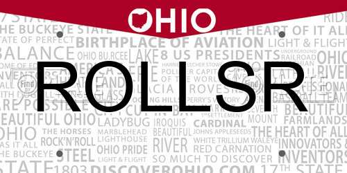 ROLLSR Ohio License Plate