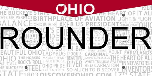 ROUNDER Ohio License Plate