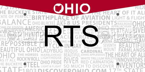 RTS Ohio License Plate