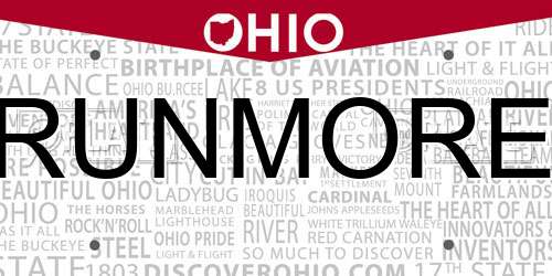 RUNMORE Ohio License Plate