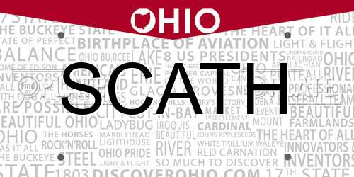 SCATH Ohio License Plate