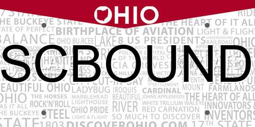 SCBOUND Ohio License Plate