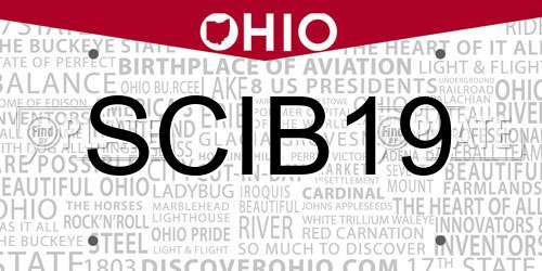 SCIB19 Ohio License Plate