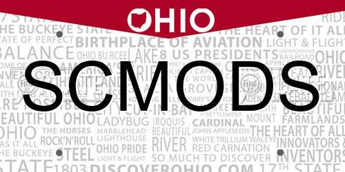 SCMODS Ohio License Plate