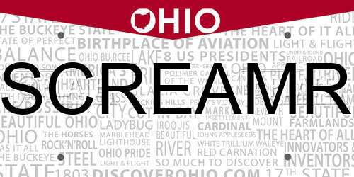 SCREAMR Ohio License Plate