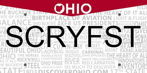 SCRYFST Ohio License Plate