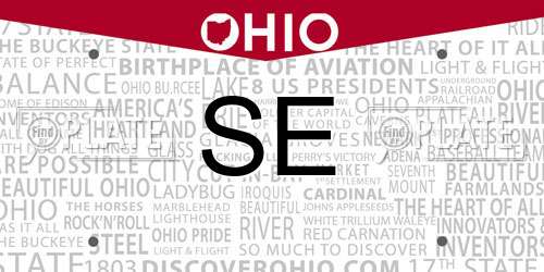 SE Ohio License Plate