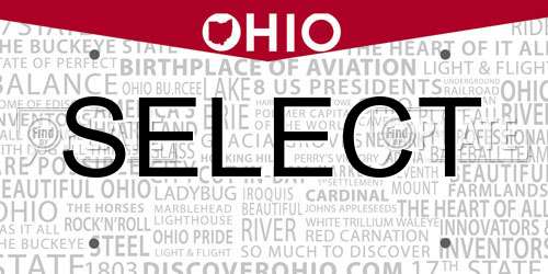 SELECT Ohio License Plate