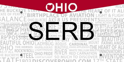 SERB Ohio License Plate