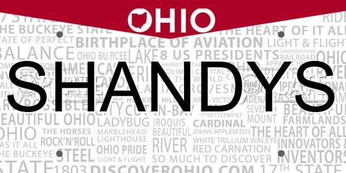 SHANDYS Ohio License Plate