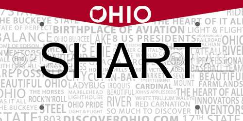 SHART Ohio License Plate