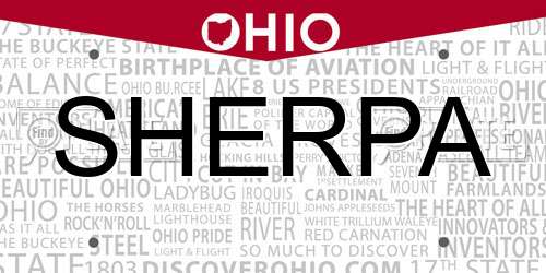 SHERPA Ohio License Plate