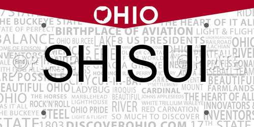 SHISUI Ohio License Plate